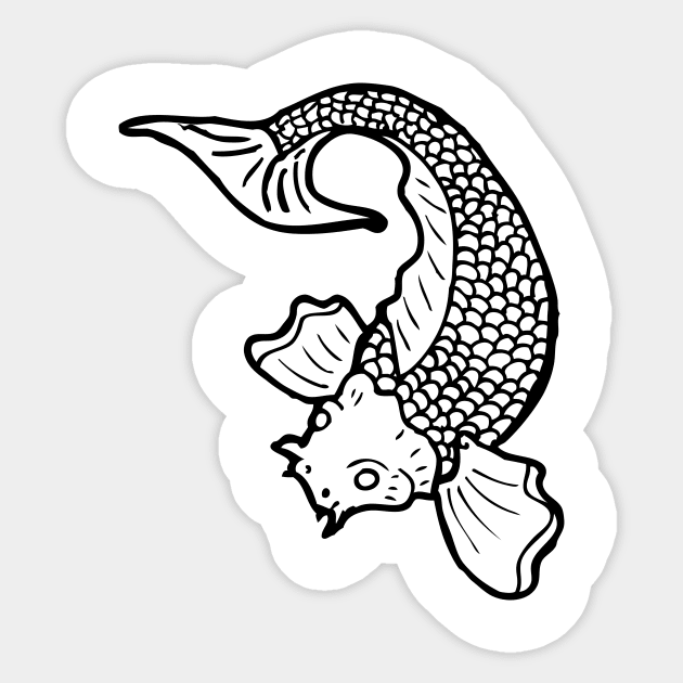 Fish shirt Sticker by KOTB